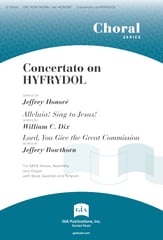 Concertato on Hyfrydol SATB choral sheet music cover